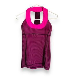 Lululemon women’s halter neck built in bra active tank sz S